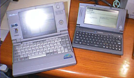 TOSHIBAのリブレットとCASIOのCASSIOPEIA